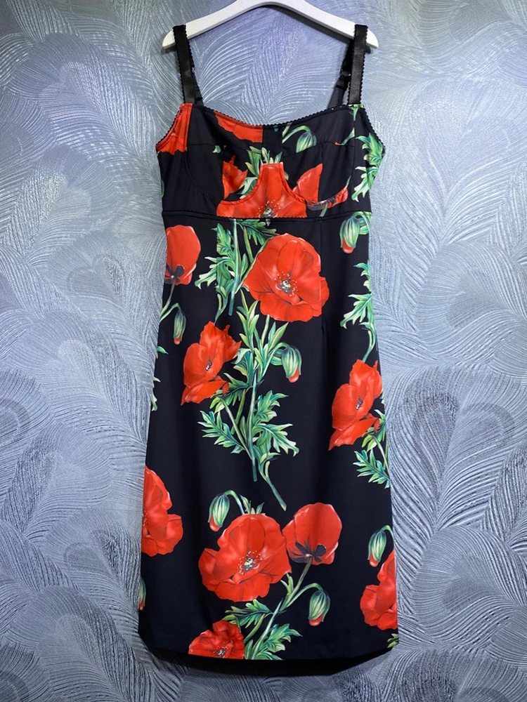 Seifrmann High Quality Summer Women Fashion Runway Pencil Dress Sexy Spaghetti Strap High Waist Floral Printed Holiday Dresses
Seifrmann High Quality Summer Women Fashion Runway Pencil Dress Sexy Spaghetti Strap High Waist Floral Printed Holiday Dresses