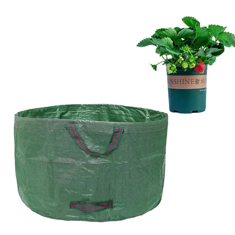 63 Gallons Lawn Garden Bags Reusable Standable Trash Containers Garden Deciduous Leaves Garbage Bag Collection Bag
63 Gallons Lawn Garden Bags Reusable Standable Trash Containers Garden Deciduous Leaves Garbage Bag Collection Bag