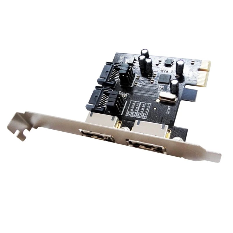 PCIE PCI-Express To SATA3.0 Adapter Card ASM1061 ESATA3.0+SATA3.0 Expansion Card Supports 6GB/S
PCIE PCI-Express To SATA3.0 Adapter Card ASM1061 ESATA3.0+SATA3.0 Expansion Card Supports 6GB/S
