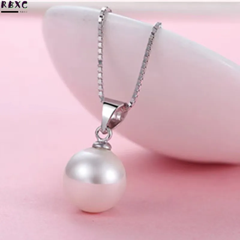 With Certificate Female 925 Silver Color Perfect Simulation Round Black Pearl Pendant Necklace Women Bridal Statement Jewelry
With Certificate Female 925 Silver Color Perfect Simulation Round Black Pearl Pendant Necklace Women Bridal Statement Jewelry