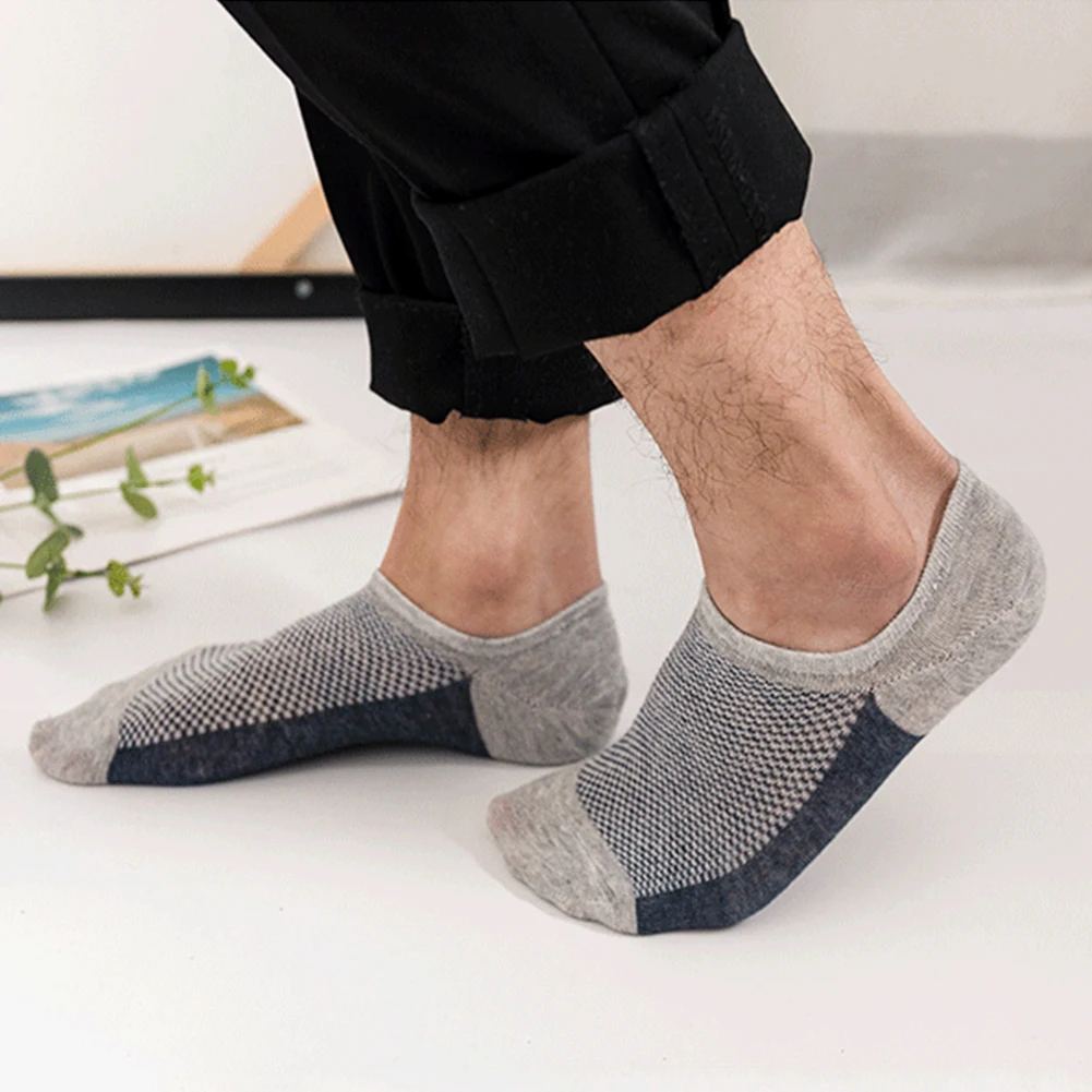 Cotton Thin Boat Socks Male Spring Summer High-quality Mesh Breathable Splicing Non-slip Floor Men Short Socks with Silica Gel
Cotton Thin Boat Socks Male Spring Summer High-quality Mesh Breathable Splicing Non-slip Floor Men Short Socks with Silica Gel