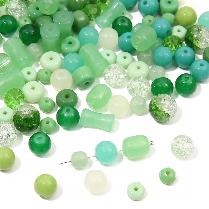 Green Color 20pcs Transparent Crystal Glass Round Bead Loose Beads for Bracelet Necklace DIY Jewelry Craft Making Decoration
Green Color 20pcs Transparent Crystal Glass Round Bead Loose Beads for Bracelet Necklace DIY Jewelry Craft Making Decoration
