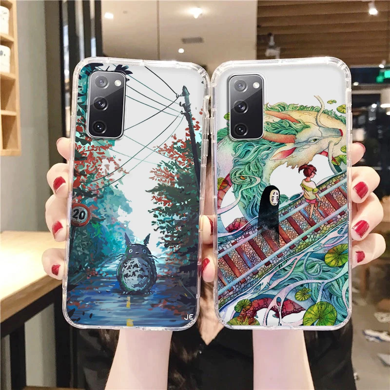 Cartoon TOTORO And No Face man For Samsung A73 A70 A20 Note 20 10 9 Ultra Lite F23 M52 M21 j8 j7 j6 Transparent Phone Case
Cartoon TOTORO And No Face man For Samsung A73 A70 A20 Note 20 10 9 Ultra Lite F23 M52 M21 j8 j7 j6 Transparent Phone Case