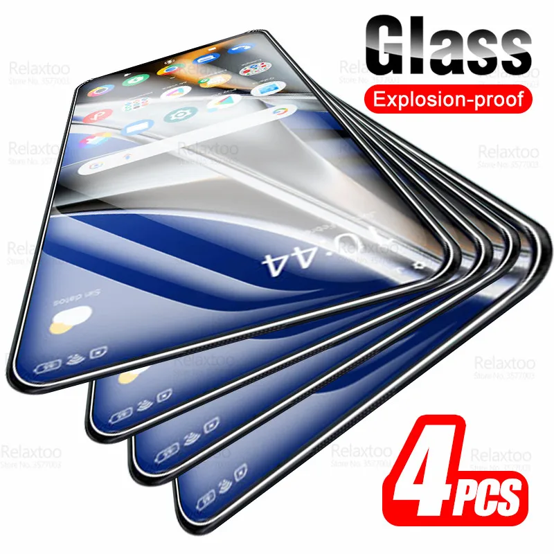 Защитное стекло 4 шт. для Xiaomi Poco X4 M4 Pro 5G NFC Pocco Little M3 X3 F3 F2 M2 X2 F1 X F M 3 |