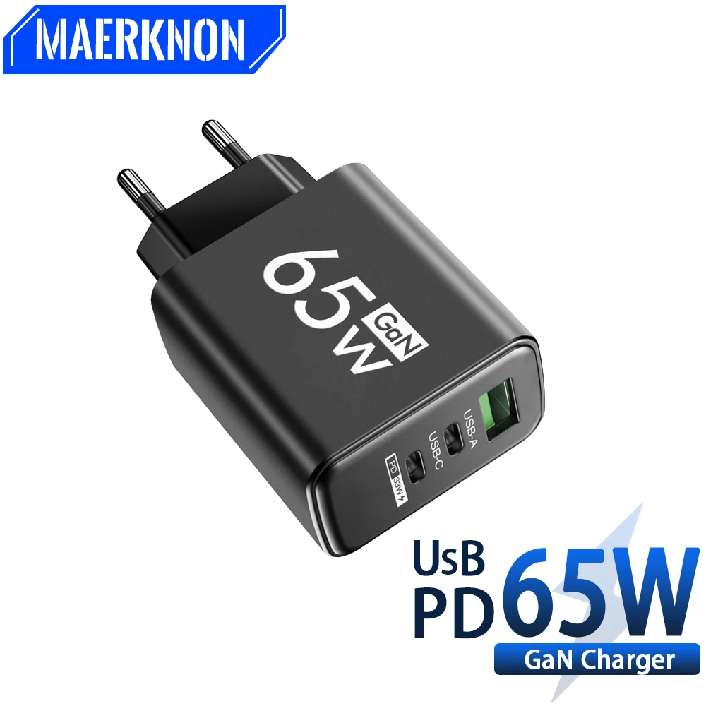 GaN 65W USB Charger 2 Ports PD Type C Charger Fast Charger For Xiaomi 13 Pro IPhone 11 13 15 Mobile Phone Cahrger Quick Charging
GaN 65W USB Charger 2 Ports PD Type C Charger Fast Charger For Xiaomi 13 Pro IPhone 11 13 15 Mobile Phone Cahrger Quick Charging
