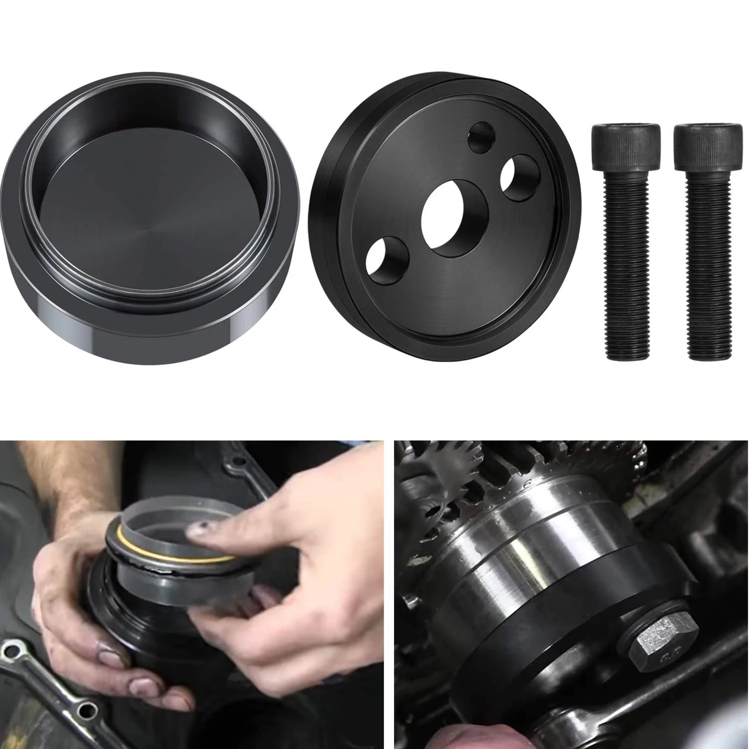 Front Cover Crankshaft Seal & Wear Sleeve Installer Tool Kit For Cummins 3.9L 5.9L 6.7L Set of 2
Front Cover Crankshaft Seal & Wear Sleeve Installer Tool Kit For Cummins 3.9L 5.9L 6.7L Set of 2