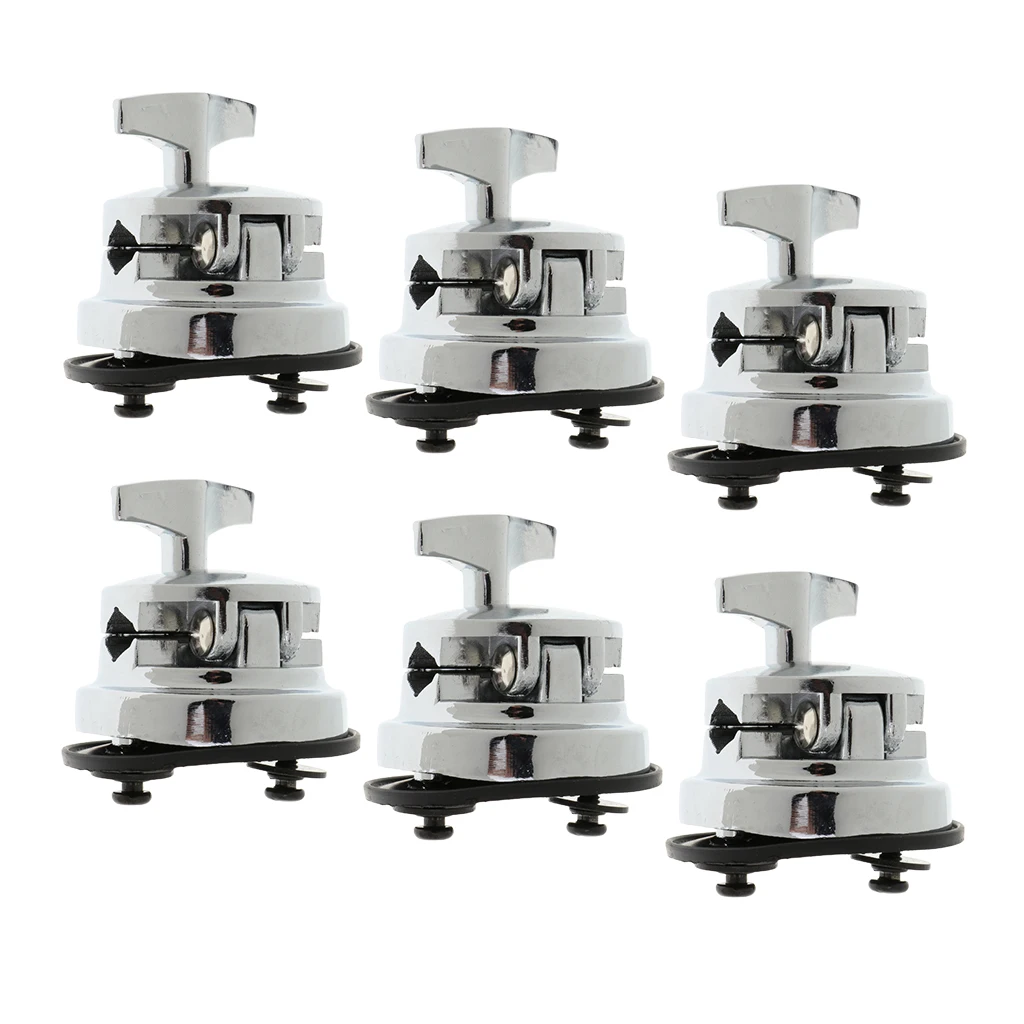 6 Pieces Drum Holder Base Plate Drum Rack Clamp Tom Mount Bracket Set Kit Parts Single Hole Percussion Accessory
6 Pieces Drum Holder Base Plate Drum Rack Clamp Tom Mount Bracket Set Kit Parts Single Hole Percussion Accessory