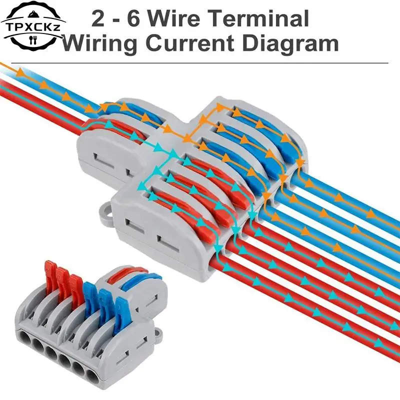 1pc Quick Cable Splitter Push-in Wire Connector Universal Compact Conductor Wiring Terminal Block For ELECTRICAL Connection
1pc Quick Cable Splitter Push-in Wire Connector Universal Compact Conductor Wiring Terminal Block For ELECTRICAL Connection