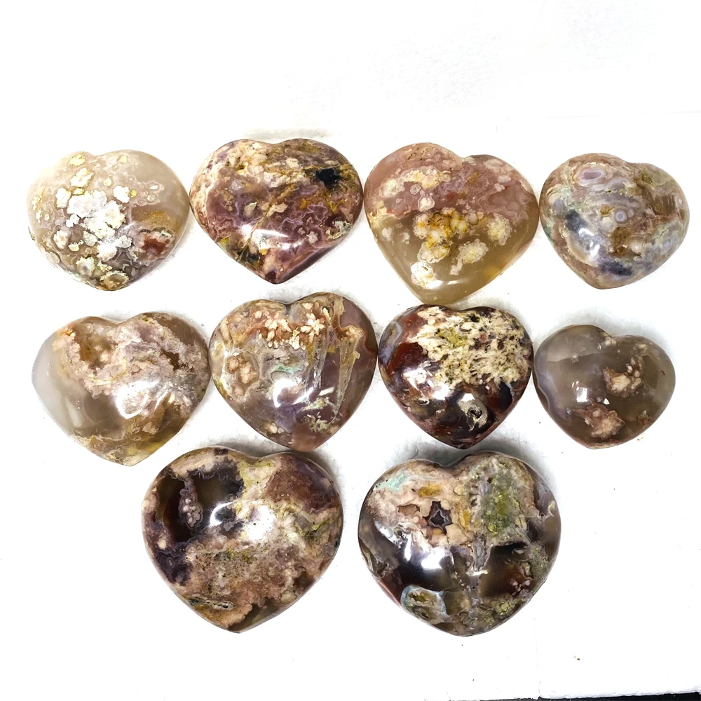 Natural Gemstones Pink Fuchsia Cherry Blossom Agate Geode Heart Shape Home Spiritual Decor Gifts and Jelly Crystal Stones Healin
Natural Gemstones Pink Fuchsia Cherry Blossom Agate Geode Heart Shape Home Spiritual Decor Gifts and Jelly Crystal Stones Healin