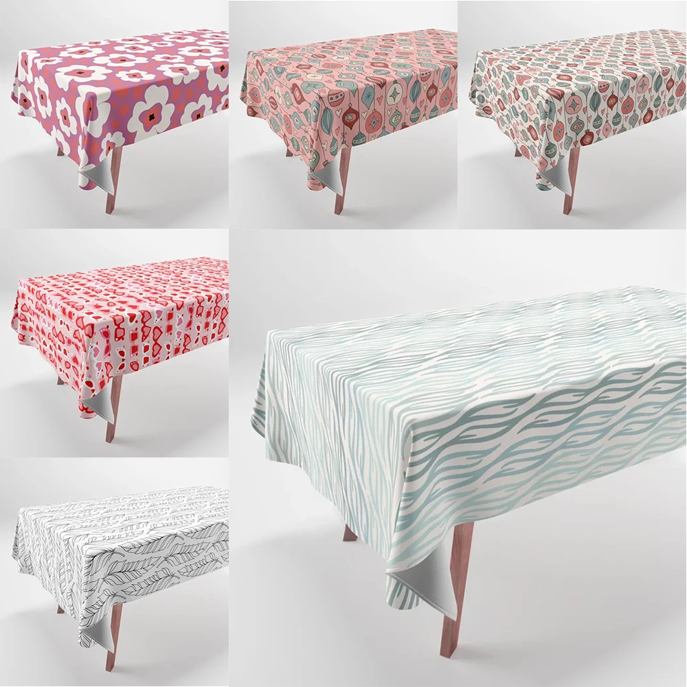 Striped Floral Collection Tablecloth Home Decor Rectangular Party Tablecloth Stain Resistant Tablecloth
Striped Floral Collection Tablecloth Home Decor Rectangular Party Tablecloth Stain Resistant Tablecloth