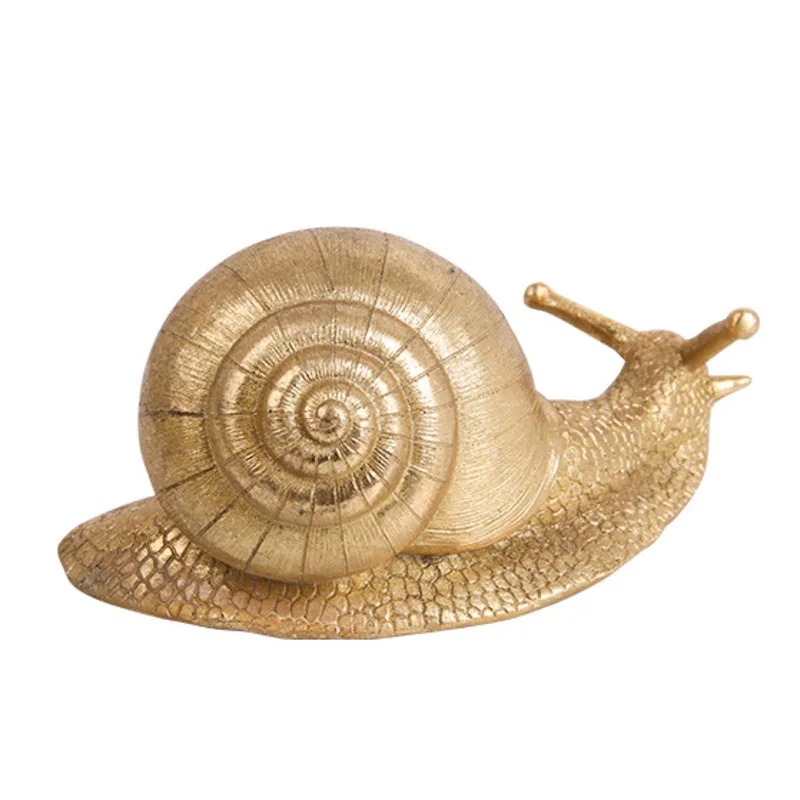 Modern light luxury Gold Animal snail ornaments creative home model room hotel living room soft decorations
Modern light luxury Gold Animal snail ornaments creative home model room hotel living room soft decorations