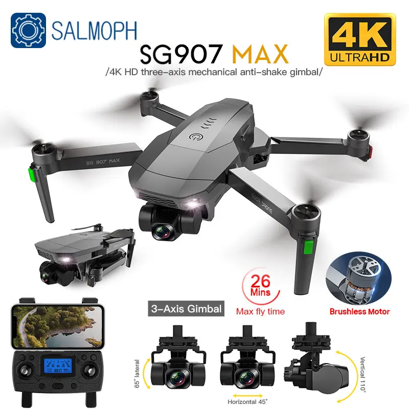 Квадрокоптер SG907 MAX/SG907SE, профессиональный Дрон с камерой, 3 оси, шарнирный, бесщеточный, GPS, оптический поток, vs SG906
Квадрокоптер SG907 MAX/SG907SE, профессиональный Дрон с камерой, 3 оси, шарнирный, бесщеточный, GPS, оптический поток, vs SG906