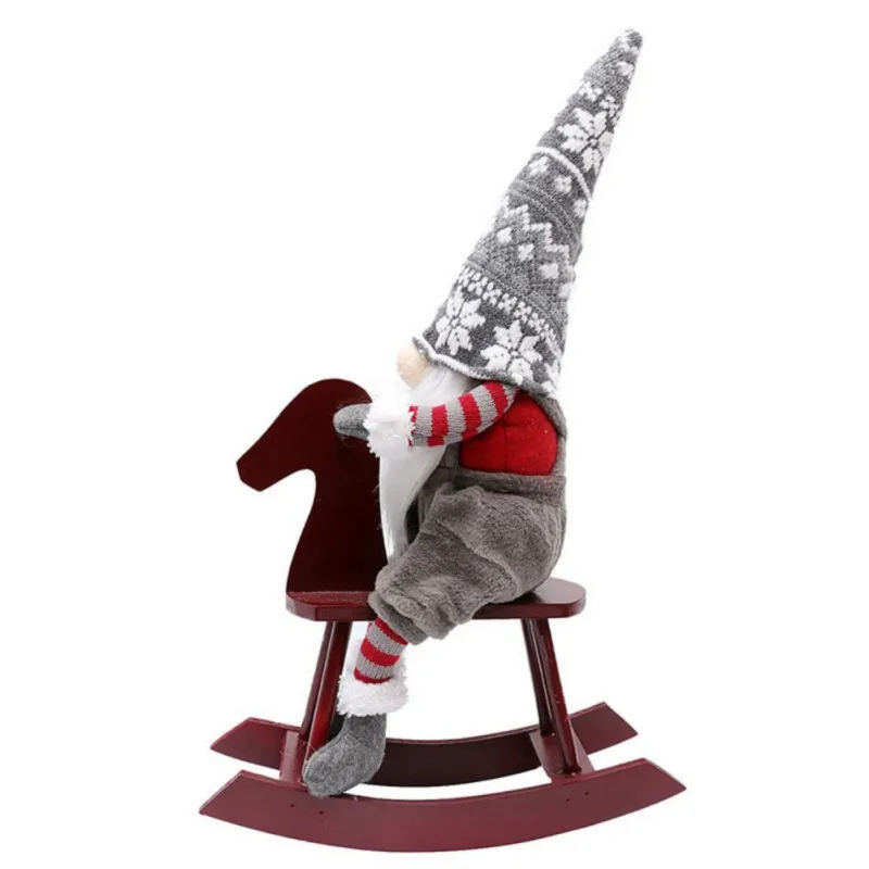 Christmas Gnomes Plush Faceless Doll Ride a Horse Elf Dolls Merry Christmas Decorations Crafts For Home Xmas Figurines Miniature 
Christmas Gnomes Plush Faceless Doll Ride a Horse Elf Dolls Merry Christmas Decorations Crafts For Home Xmas Figurines Miniature