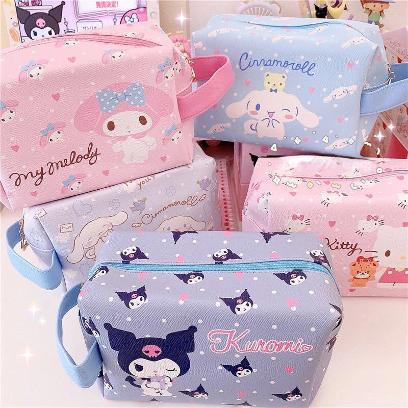 Kawaii Sanrio Anime Hello Kitty Kuromi Cartoon Large Capacity Makeup and Wash Bag Cinnamoroll Portable Storage Bag Girls Gifts
Kawaii Sanrio Anime Hello Kitty Kuromi Cartoon Large Capacity Makeup and Wash Bag Cinnamoroll Portable Storage Bag Girls Gifts