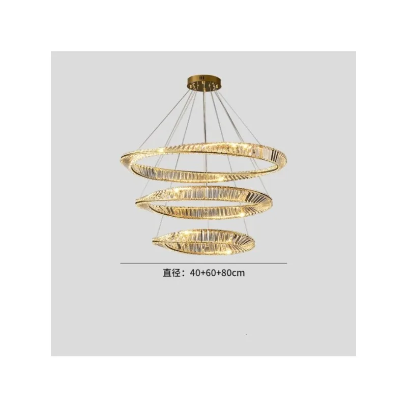 New LED pendant lamp Modern Irregular Rings Crystal Hanging Luxury Living Room Dimmable light lustre moderne luxe lampara lamps 
New LED pendant lamp Modern Irregular Rings Crystal Hanging Luxury Living Room Dimmable light lustre moderne luxe lampara lamps