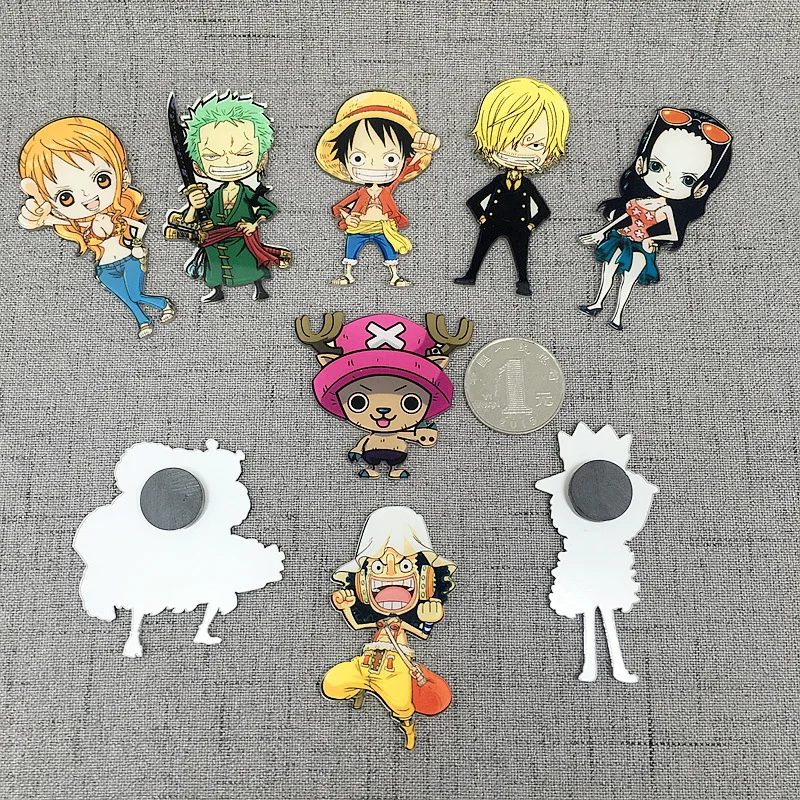 9PCS PVC Wholesale One Piece Anime Fridge Magnets Set Photo Wall Design Refrigerator Magnetic Stickers Home Decor Aimants Frigo
9PCS PVC Wholesale One Piece Anime Fridge Magnets Set Photo Wall Design Refrigerator Magnetic Stickers Home Decor Aimants Frigo