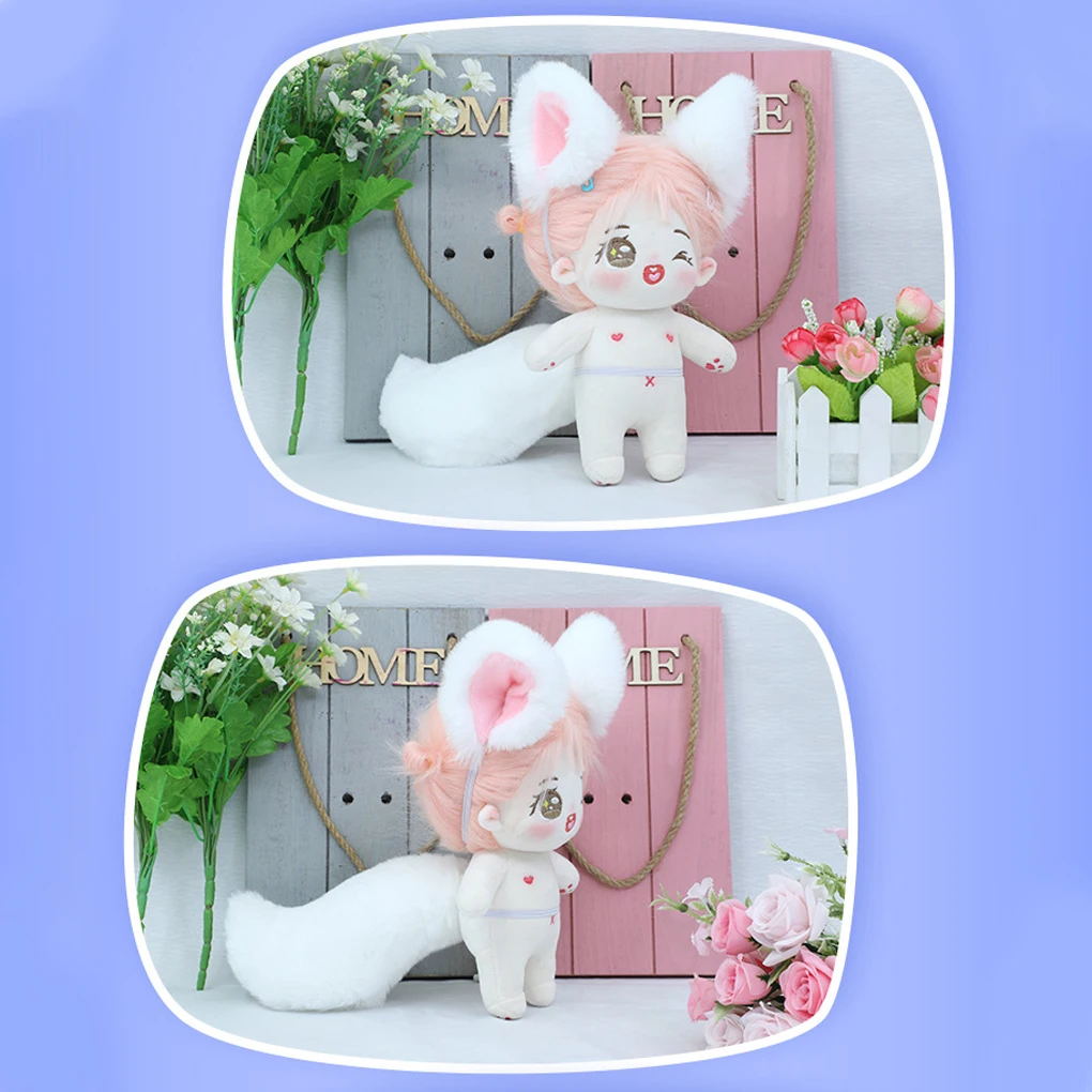 Cotton Doll Emulation Animal Tail Toy Dress up Handmade Craft Head-wear Ornaments Adorable White Ears and Tail
Cotton Doll Emulation Animal Tail Toy Dress up Handmade Craft Head-wear Ornaments Adorable White Ears and Tail
