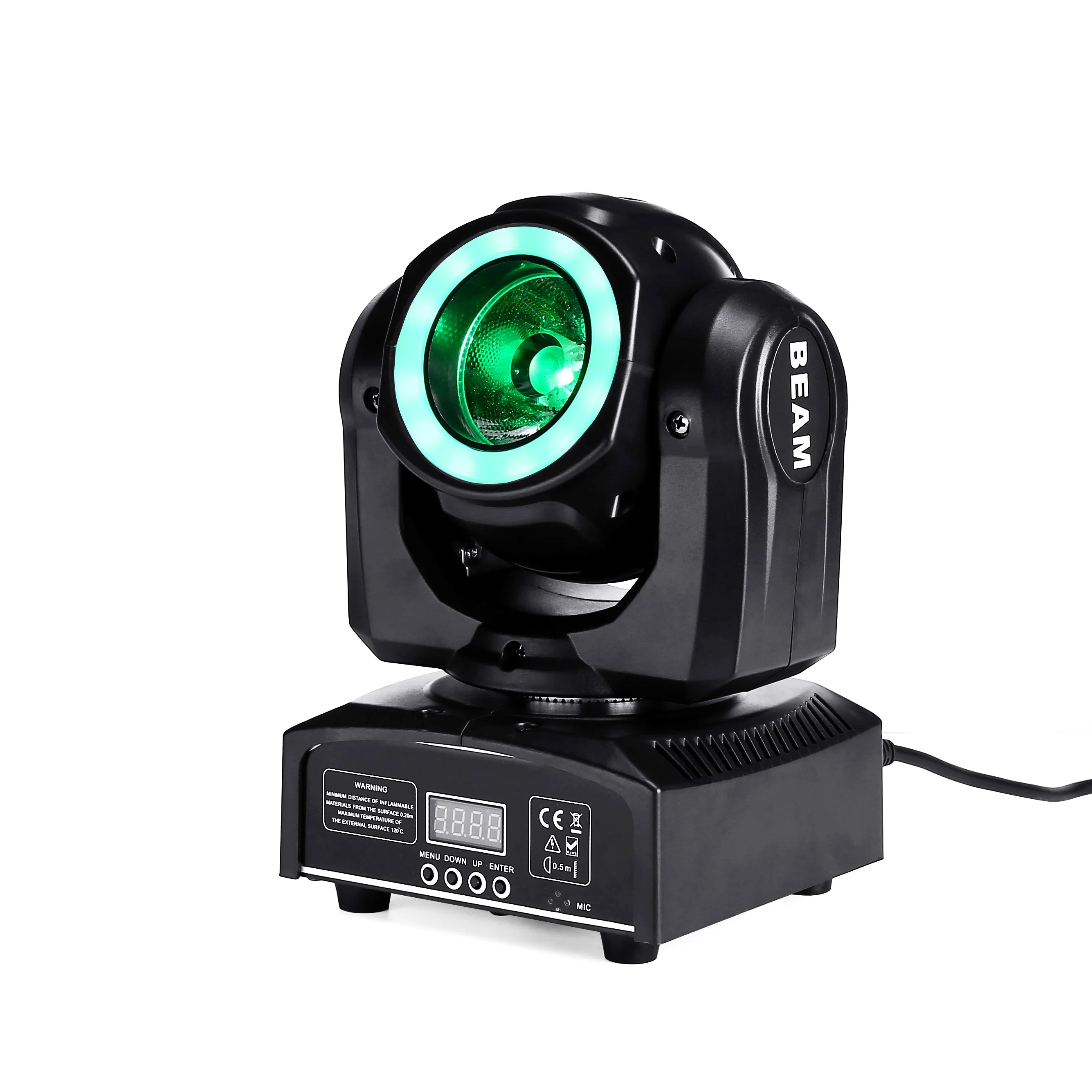 

Mini Led 60W Beam Moving With Halo Effect RGBW 4in1 Dj Light Beam Moving Heads Lights Super Bright LED DJ Spot Light Dmx Control