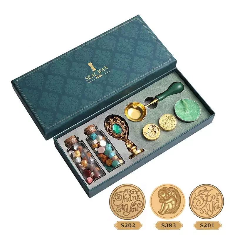 NEW Wax Seal Box Kit Evening Wedding Invitation Decorative Wax Dipping Pot Set Stamping Plates Melt Packaging Craft Supplies
NEW Wax Seal Box Kit Evening Wedding Invitation Decorative Wax Dipping Pot Set Stamping Plates Melt Packaging Craft Supplies