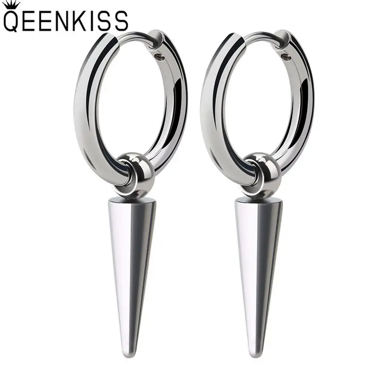 QEENKISS EG8259 Fine Jewelry Wholesale Fashion Woman Man Birthday Wedding Gift Round Titanium Stainless Steel Drop Earings 1PC
QEENKISS EG8259 Fine Jewelry Wholesale Fashion Woman Man Birthday Wedding Gift Round Titanium Stainless Steel Drop Earings 1PC