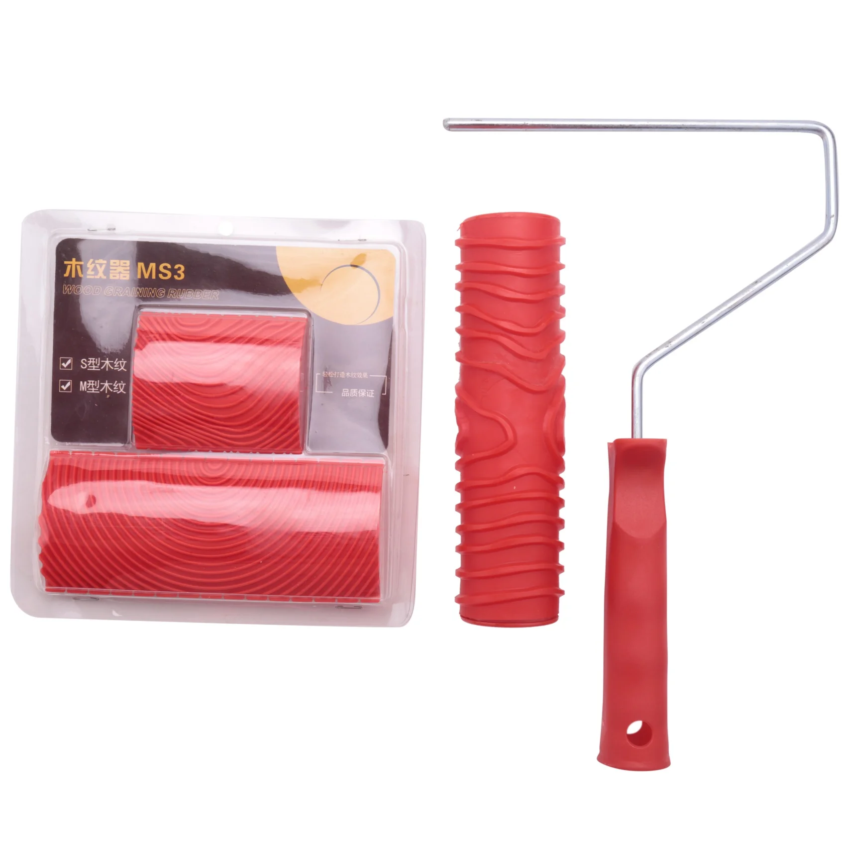 7 Inch Empaistic Pattern Roller Painter +2 PCS Wood Graining Painting Tool,Art Wallpaper Imitation Wood Grain Tool,Wall Texture
7 Inch Empaistic Pattern Roller Painter +2 PCS Wood Graining Painting Tool,Art Wallpaper Imitation Wood Grain Tool,Wall Texture