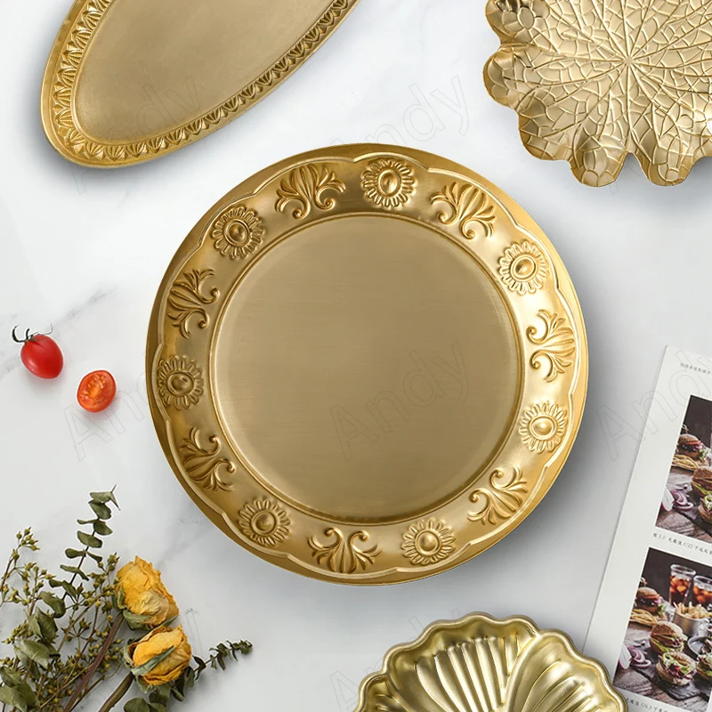 Handmade Brass Storage Tray French Court Floral Relief Bedroom Jewelry Organizer Living Room Desktop Snack Trays Home Decoration
Handmade Brass Storage Tray French Court Floral Relief Bedroom Jewelry Organizer Living Room Desktop Snack Trays Home Decoration