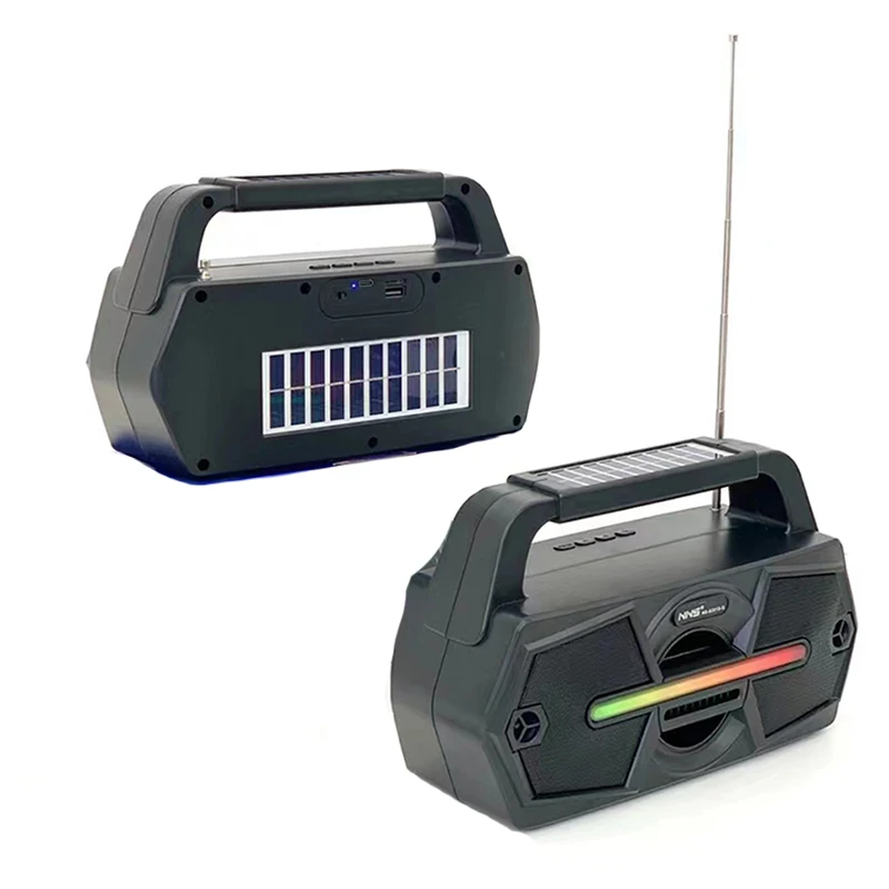Outdoor Wireless Speaker Portable Bluetooth Bass Stereo Sound Boxes Double Solar Charge Support TWS USB Flash TF Player FM Radio
Outdoor Wireless Speaker Portable Bluetooth Bass Stereo Sound Boxes Double Solar Charge Support TWS USB Flash TF Player FM Radio