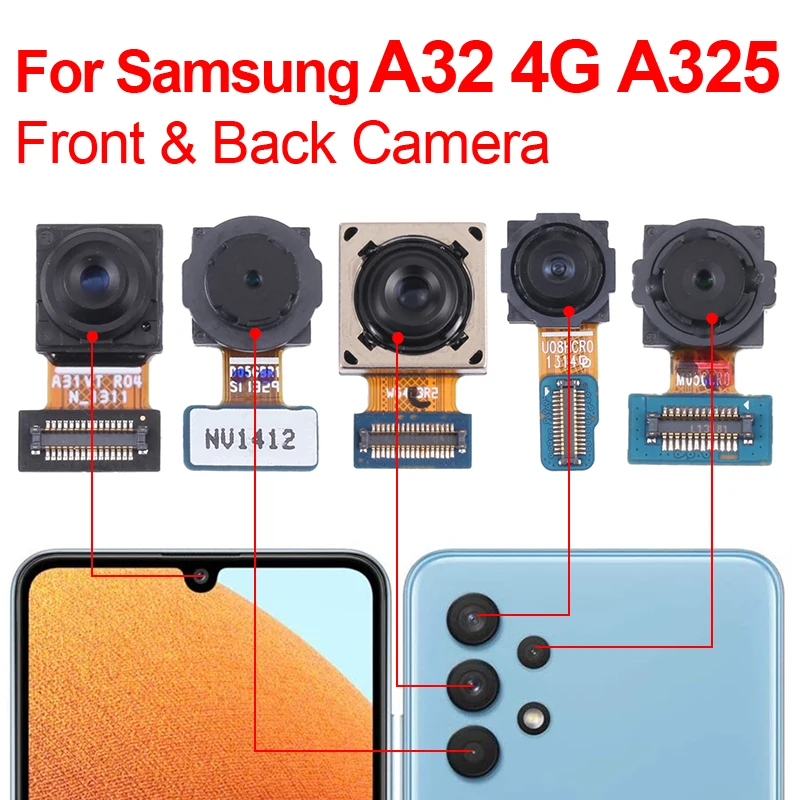 Оригинальная Задняя Основная камера A32 для Samsung Galaxy A32, 4G, A325, A325F, задняя фотокамера, макро, широкая Передняя камера, запасные части
Оригинальная Задняя Основная камера A32 для Samsung Galaxy A32, 4G, A325, A325F, задняя фотокамера, макро, широкая Передняя камера, запасные части