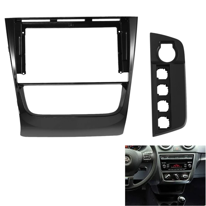 Car Radio Fascia For VW Golf MK6/Voyage/Saveiro DVD Stereo Frame Plate Adapter Mounting Dash Installation Bezel Trim Kit
Car Radio Fascia For VW Golf MK6/Voyage/Saveiro DVD Stereo Frame Plate Adapter Mounting Dash Installation Bezel Trim Kit