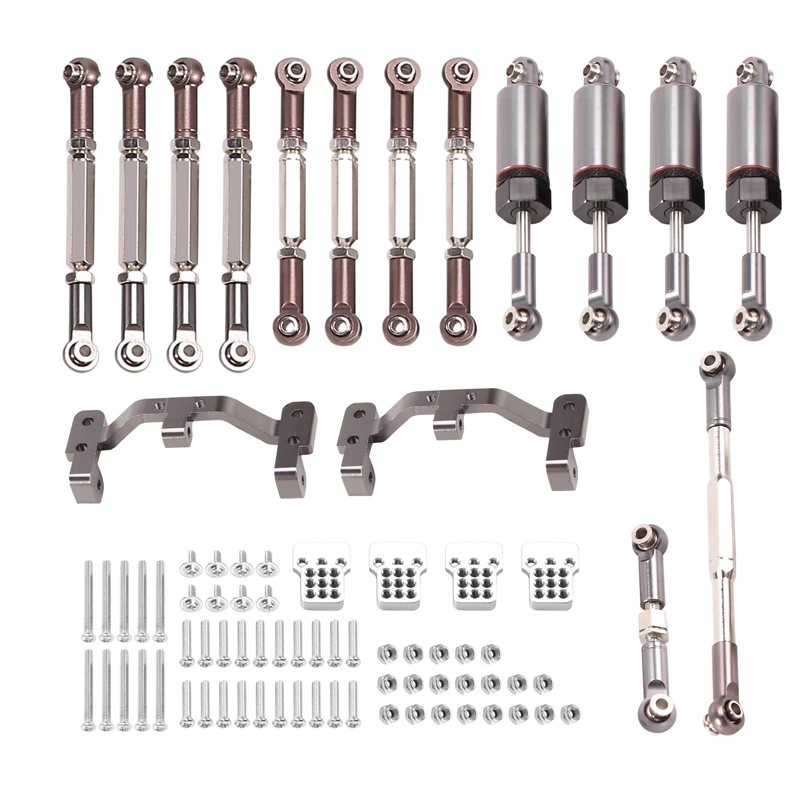 Metal Steering Link Rod Pull Rod Mount Seat Shock Absorber Set For WPL C14 C24 C24-1 1/16 RC Car Upgrade Parts
Metal Steering Link Rod Pull Rod Mount Seat Shock Absorber Set For WPL C14 C24 C24-1 1/16 RC Car Upgrade Parts