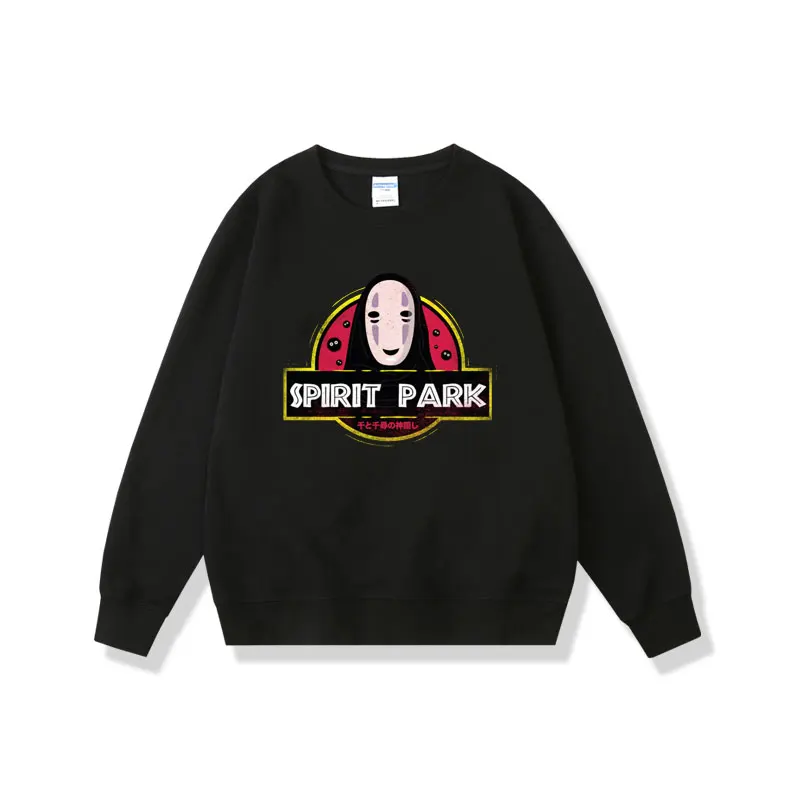 Anime Spirited Away Sweatshirt Manga Studio Ghibli No Face Man Pullover Men Women Funny Miyazaki Hayao Spirit Park Sweatshirts
Anime Spirited Away Sweatshirt Manga Studio Ghibli No Face Man Pullover Men Women Funny Miyazaki Hayao Spirit Park Sweatshirts