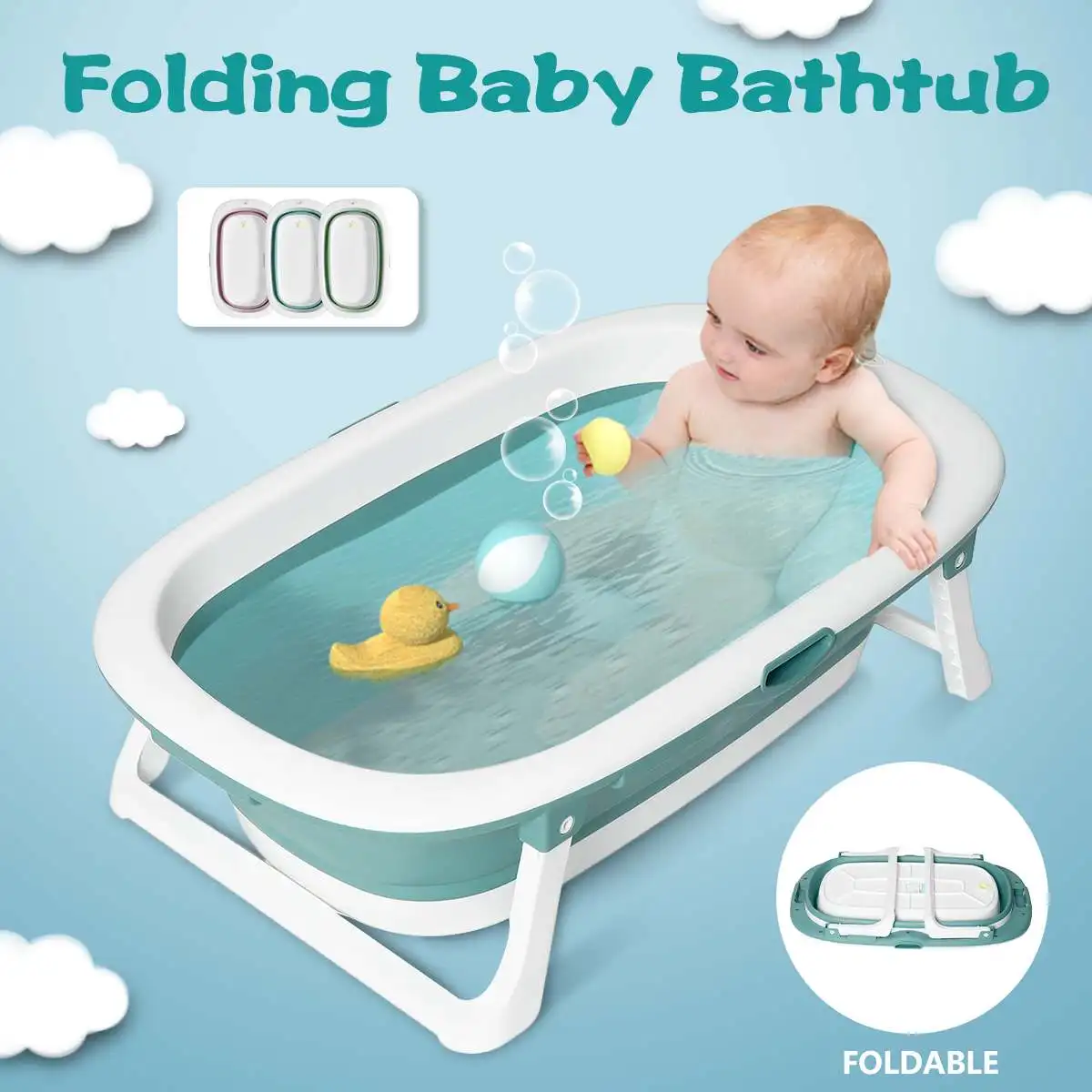 Portable Baby Bathtub Foldable Baby Bath Tub Without Pad Newborn Shower Bath Tubs Anti-Slip Soft Comfort Bath Bucket Bathtub
Portable Baby Bathtub Foldable Baby Bath Tub Without Pad Newborn Shower Bath Tubs Anti-Slip Soft Comfort Bath Bucket Bathtub