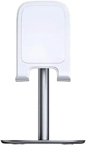 

Suporte para celular Suporte de Mesa Ajustável (Versão Básica) iPhone/Galaxy/Celulares (Branco)