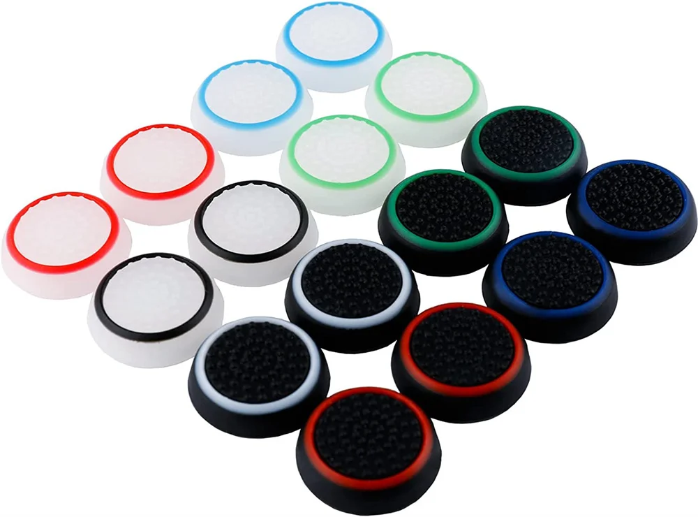 

100/200pcs Replacement Silicone Thumb Grip Stick Analog Joystick Cap Cover for Ps3 / Ps4/ Ps5 / Xbox 360 / One Game Controllers