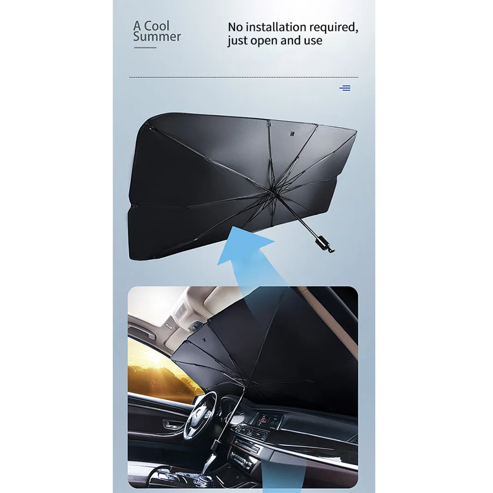 1x Parasol Car Windshield Block Cover Protector Sun Shade Cool Down Reflect Sunlight Visor Auto Folding Umbrella Durable
1x Parasol Car Windshield Block Cover Protector Sun Shade Cool Down Reflect Sunlight Visor Auto Folding Umbrella Durable