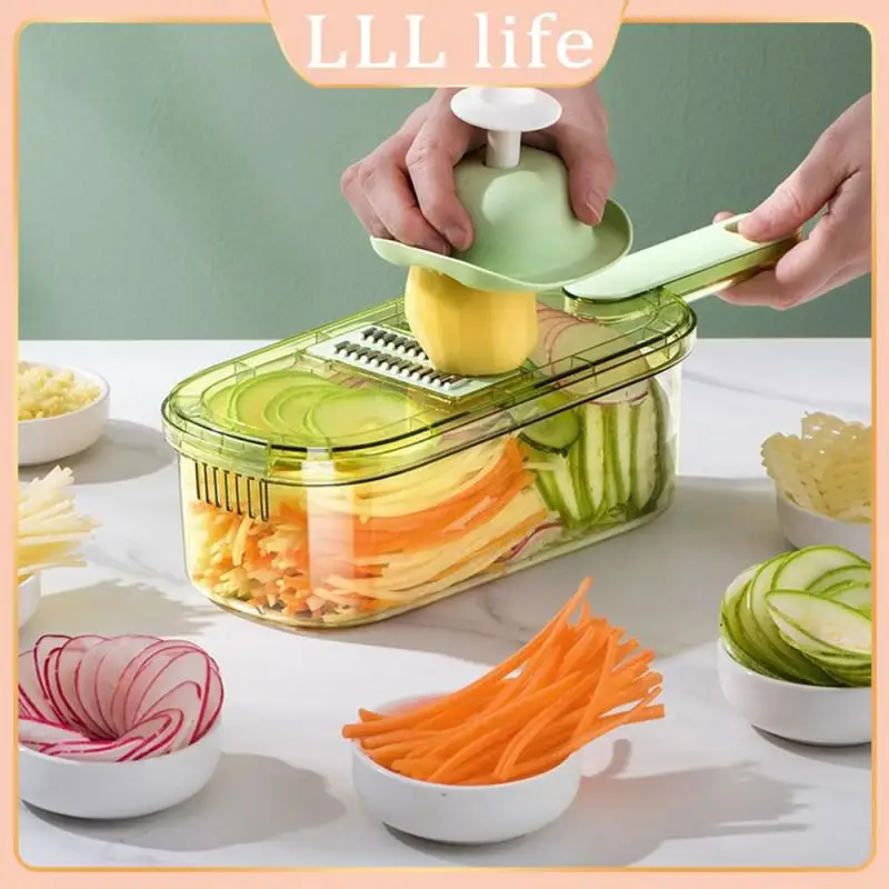 Kitchen Vegetable Cutter Household Light Luxury Vegetable Chopper Multifunctional Storage Basket Modern Minimalist
Kitchen Vegetable Cutter Household Light Luxury Vegetable Chopper Multifunctional Storage Basket Modern Minimalist
