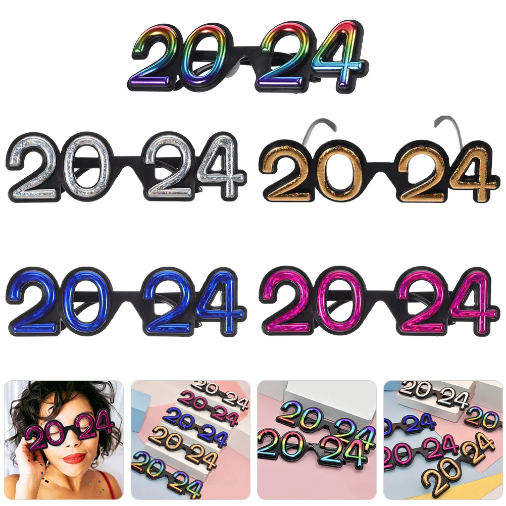 5 Pcs Party Glasses Decor New Year 2024 Modeling Eye Wear Props Sunglasses Decorative Mirror Eyeglasses
5 Pcs Party Glasses Decor New Year 2024 Modeling Eye Wear Props Sunglasses Decorative Mirror Eyeglasses
