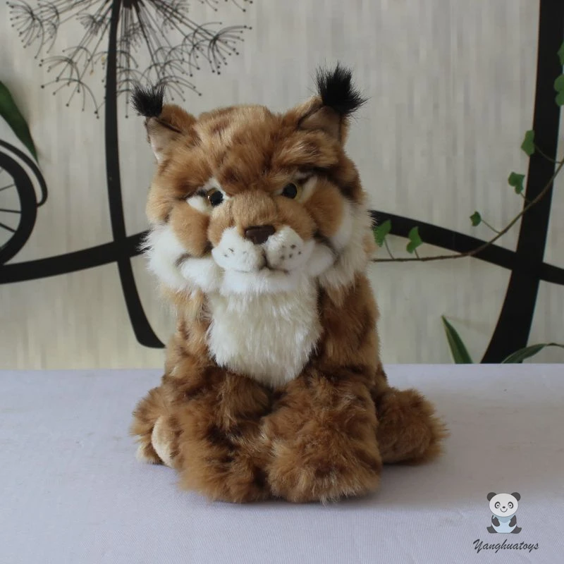 Soft Plush Wild Animals Toy Real Life Lynx Dolls Children's Holiday Present Good Quality
Soft Plush Wild Animals Toy Real Life Lynx Dolls Children's Holiday Present Good Quality