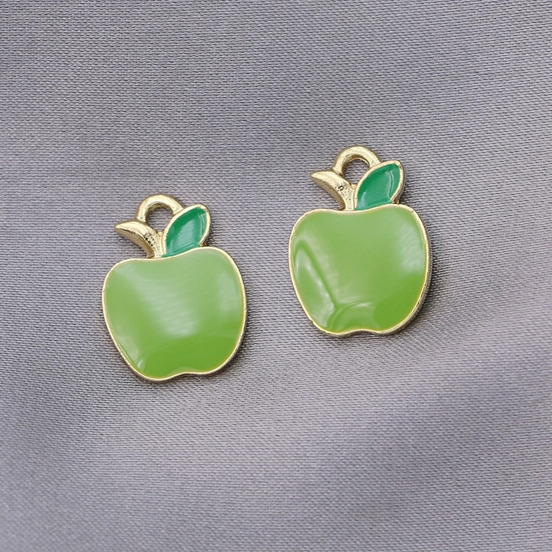 5Pcs Gold Plated Green Enamel Apple Charm Pendant Jewelry DIY Making Bracelet Accessories Necklace Handmade 17x12mm
5Pcs Gold Plated Green Enamel Apple Charm Pendant Jewelry DIY Making Bracelet Accessories Necklace Handmade 17x12mm