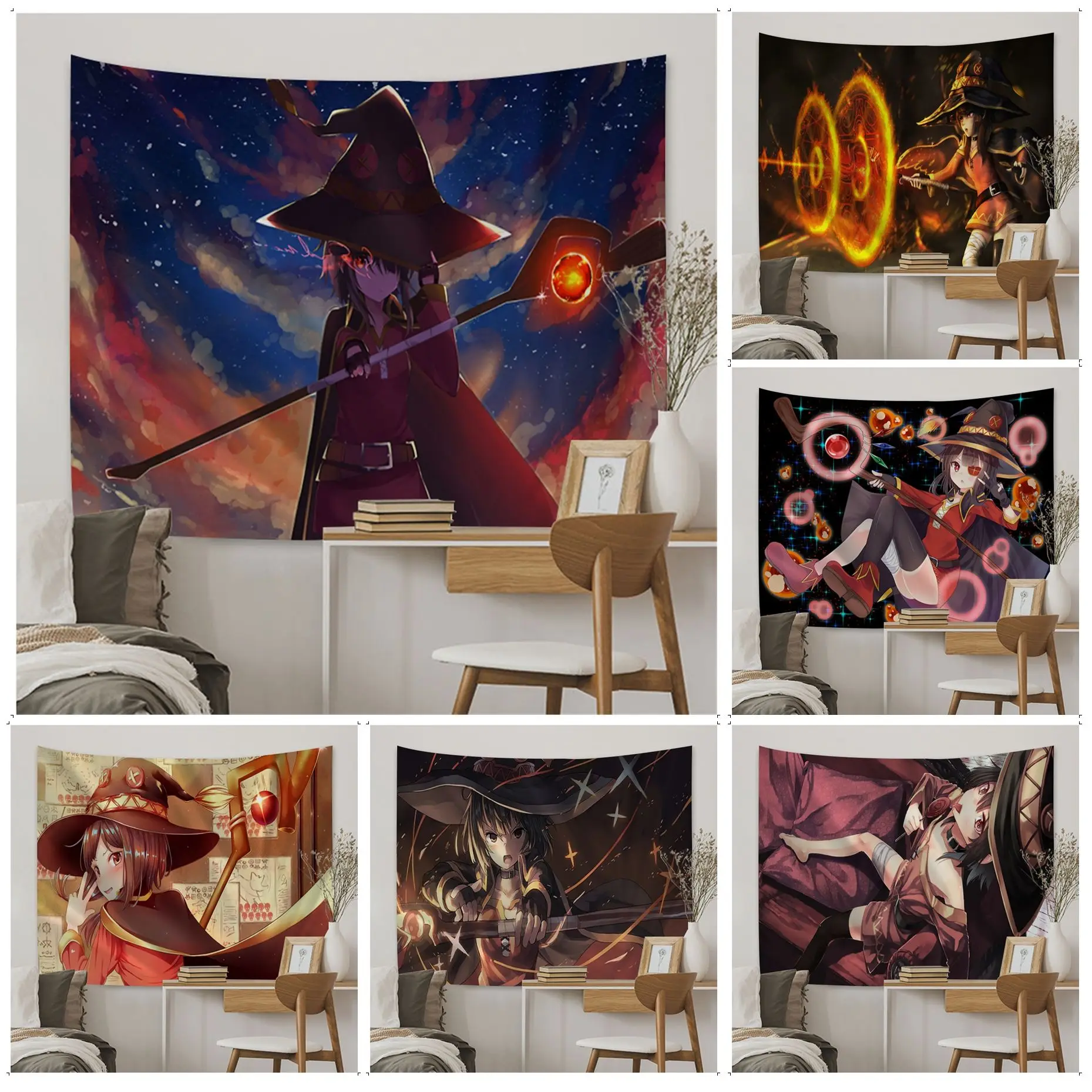 Cute Aqua Konosuba Anime Girl Printed Large Wall Tapestry Wall Hanging Decoration Household Wall Hanging Sheets
Cute Aqua Konosuba Anime Girl Printed Large Wall Tapestry Wall Hanging Decoration Household Wall Hanging Sheets