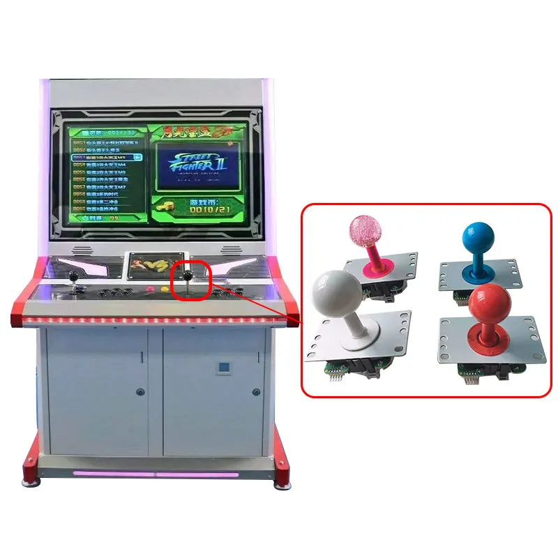 Arcade Joystick 4/8 Way DIY Game 2 players 5PIN Multi Color Ball Pandora Saga Box 9 Copy Sanwa Joystick For Arcade PC Mame
Arcade Joystick 4/8 Way DIY Game 2 players 5PIN Multi Color Ball Pandora Saga Box 9 Copy Sanwa Joystick For Arcade PC Mame