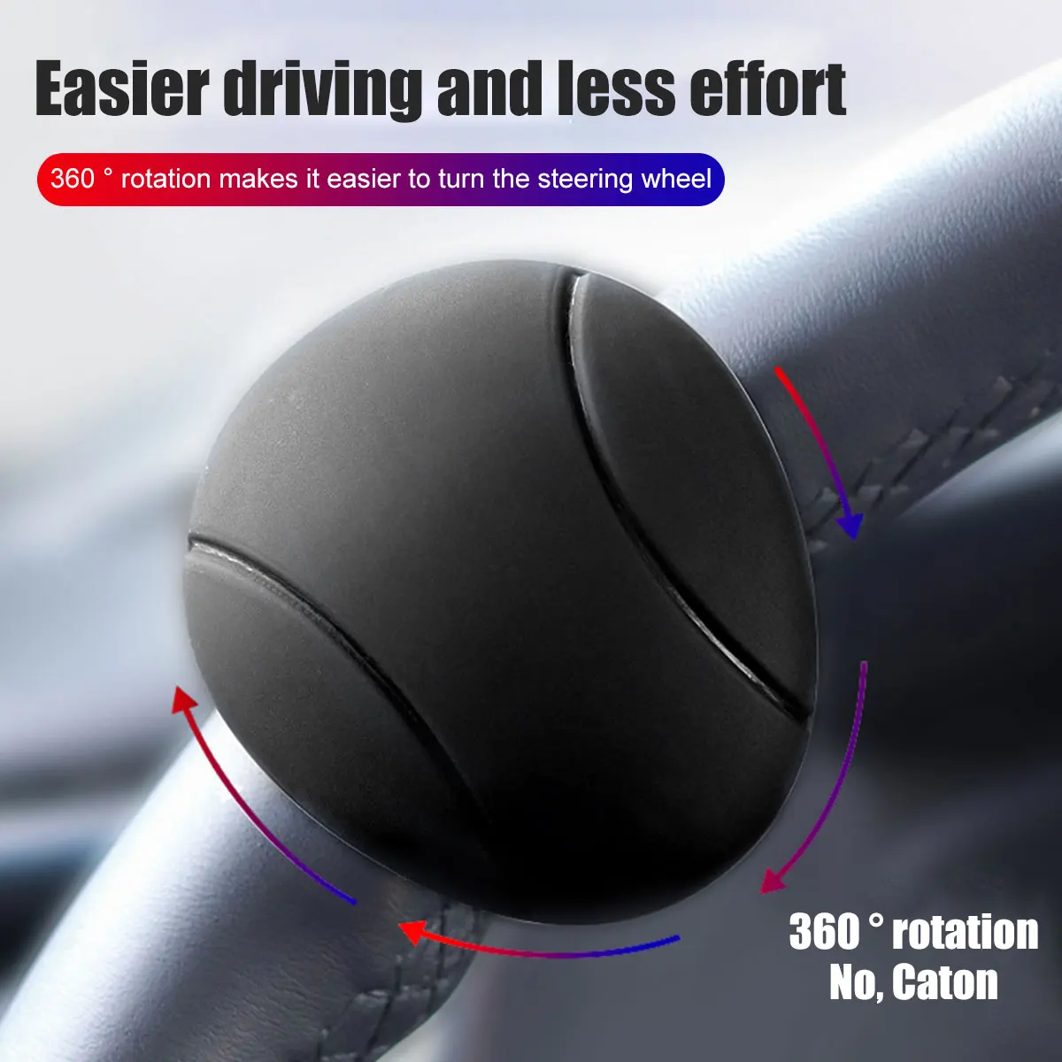 Car Turning Steering Wheel Spinner Knob 360 Degree Rotation Metal Bearing Power Handle Ball Shaped Booster Universal Fit Black
Car Turning Steering Wheel Spinner Knob 360 Degree Rotation Metal Bearing Power Handle Ball Shaped Booster Universal Fit Black