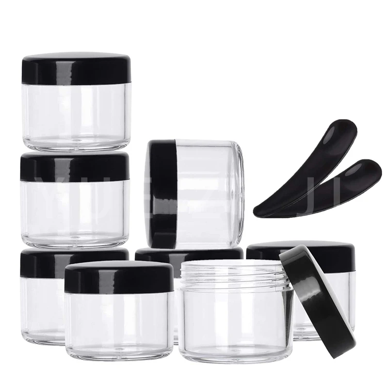200Pcs Plastic Cosmetics Jar Makeup Box Nail Art Storage Pot Container 2g 3g 5g 10g 15g Sample Lotion Face Cream Bottle
200Pcs Plastic Cosmetics Jar Makeup Box Nail Art Storage Pot Container 2g 3g 5g 10g 15g Sample Lotion Face Cream Bottle