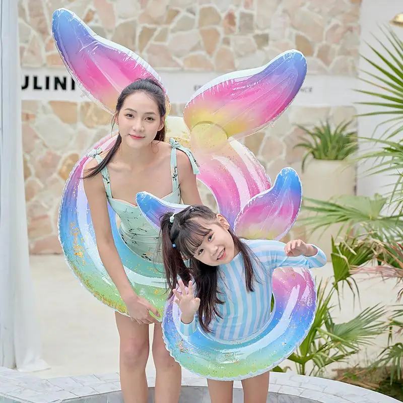 Inflatable Mermaid Tail Pool Ring Mermaid Tail Swimming Ring Transparent Sequin Children's Mermaid Transparent Swimming Ring
Inflatable Mermaid Tail Pool Ring Mermaid Tail Swimming Ring Transparent Sequin Children's Mermaid Transparent Swimming Ring