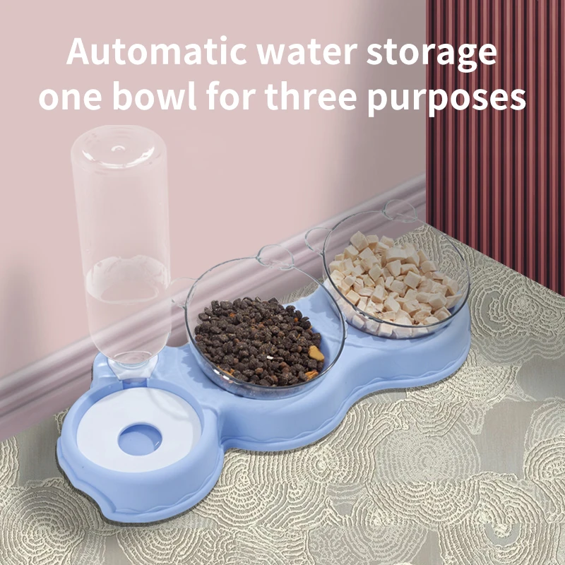 Anti skid cat food bowl automatic pet feeder water dispenser dog food container drinking convex vertical plate double bowl
Anti skid cat food bowl automatic pet feeder water dispenser dog food container drinking convex vertical plate double bowl
