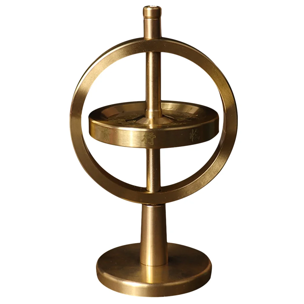 Metal Gyroscope Tabletop Decoration Desktop Rotating Decorative Brass Ornament Crafts
Metal Gyroscope Tabletop Decoration Desktop Rotating Decorative Brass Ornament Crafts