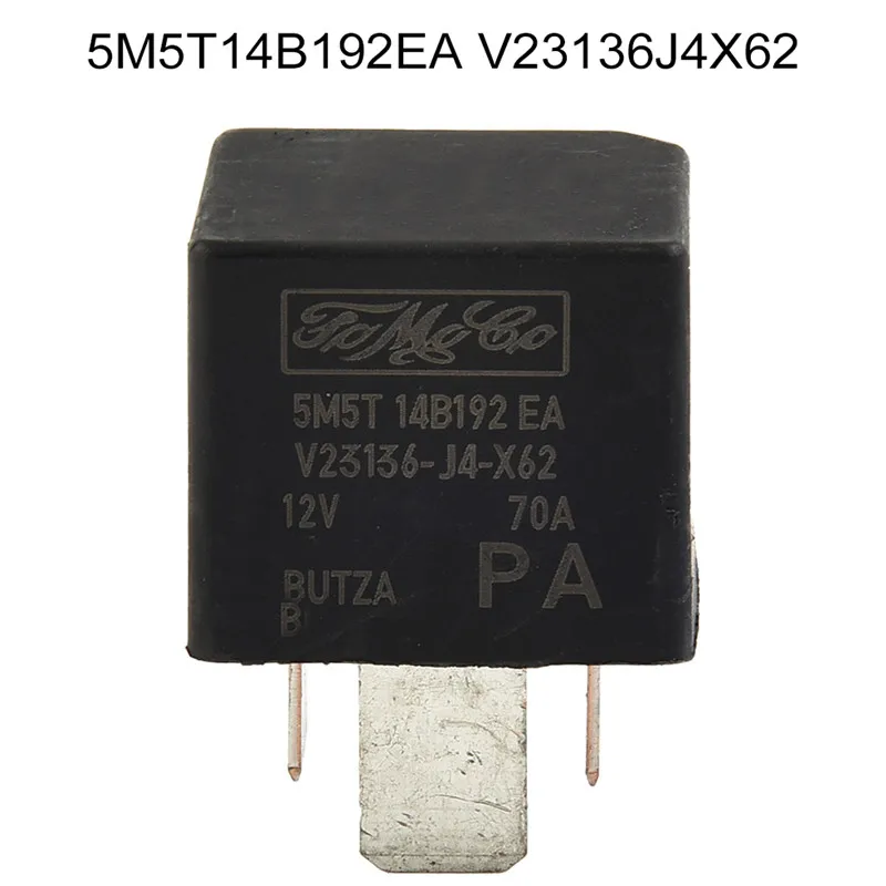 1pc Black Relay 4 Pin For Ford Electrical Component 5M5T14B192EA V23136J4X62 Plastic Multi-Purpose Relay
1pc Black Relay 4 Pin For Ford Electrical Component 5M5T14B192EA V23136J4X62 Plastic Multi-Purpose Relay