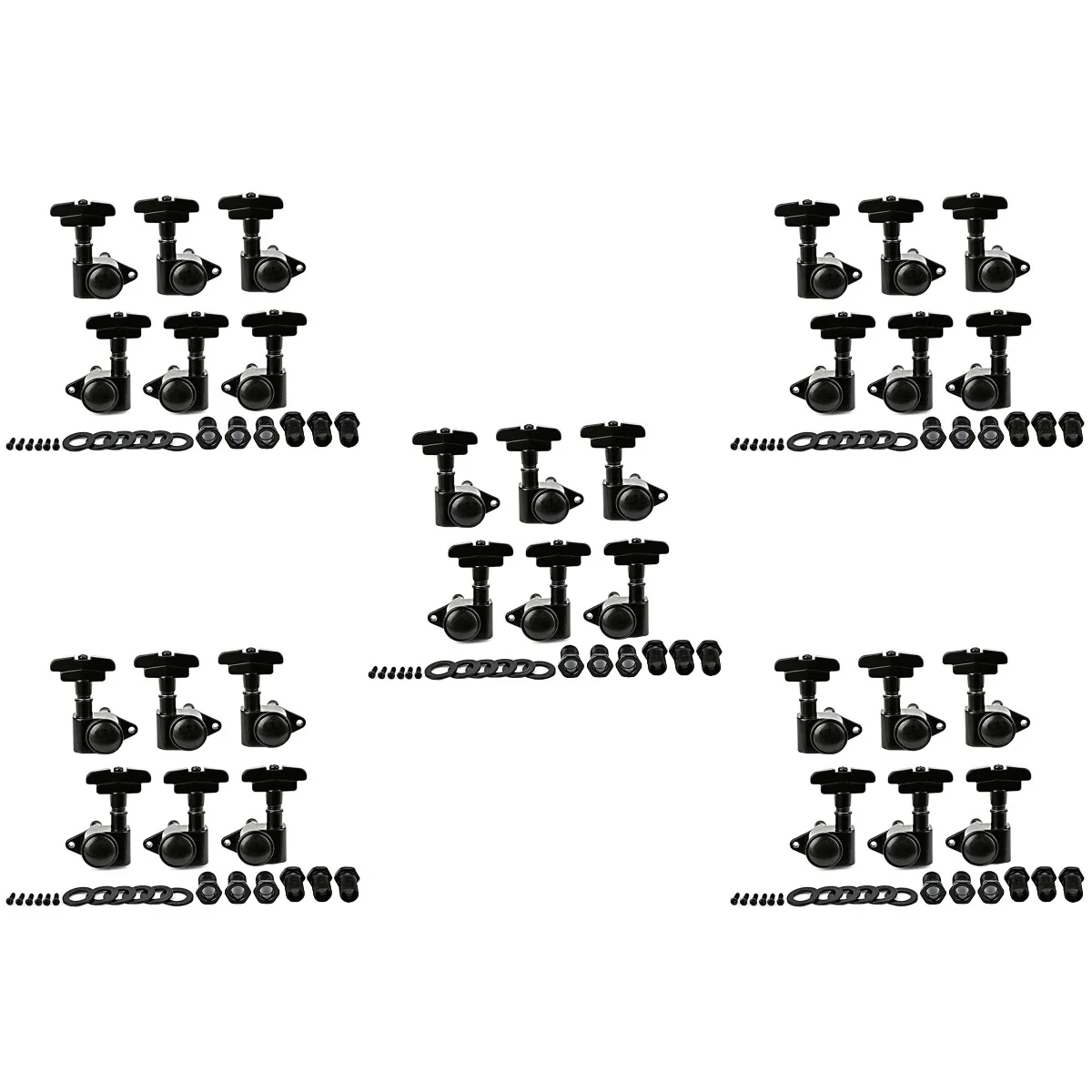 5 Sets of Guitar Tuners Zinc Alloy Guitar Tuning Pegs Guitar Fitting Accessory
5 Sets of Guitar Tuners Zinc Alloy Guitar Tuning Pegs Guitar Fitting Accessory