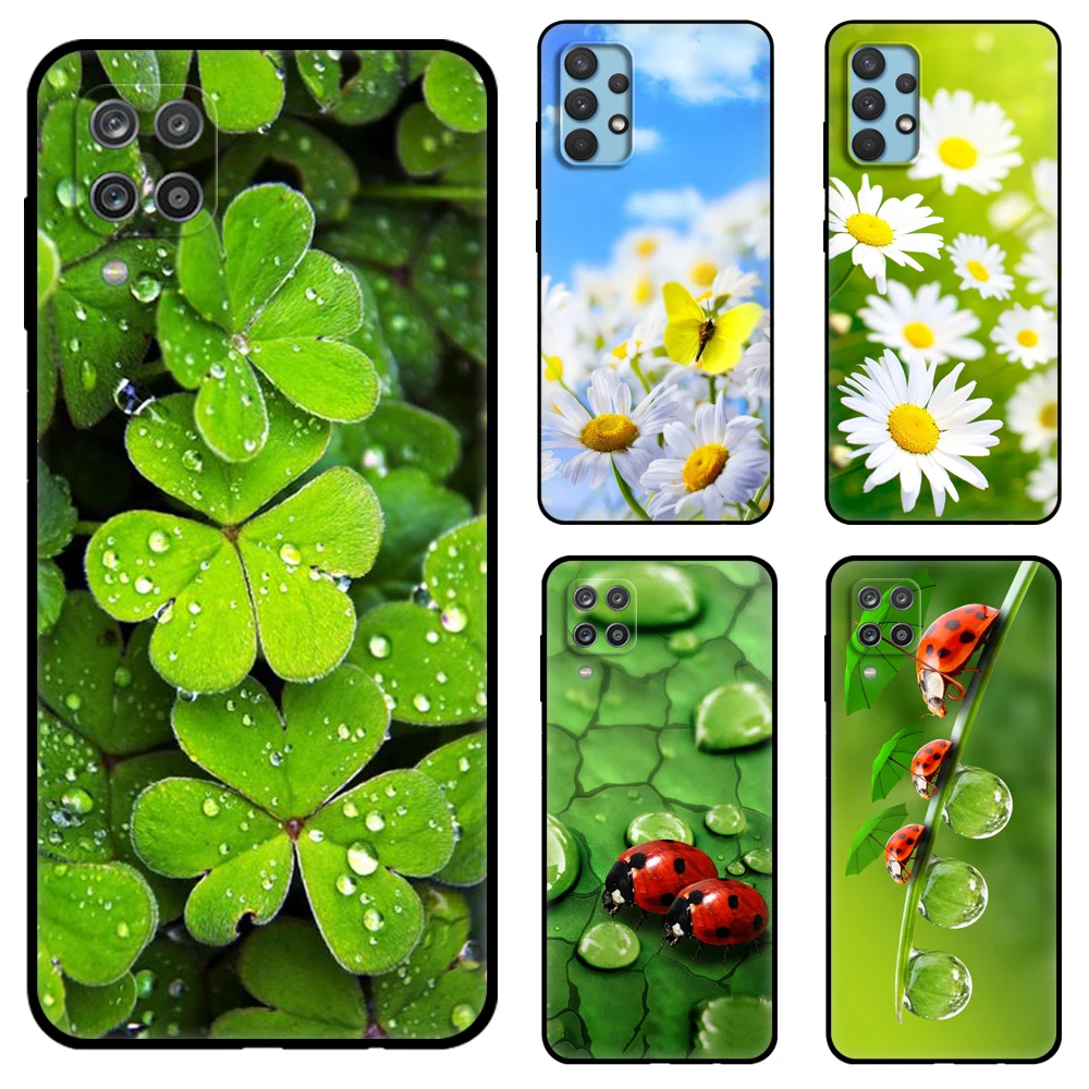 Black tpu Case four leaf ladybug daisy For Samsung galaxy M53 M13 M62 A12 A22 A22S A32 A42 A52 A52S A72 4g 5g A20S 
Black tpu Case four leaf ladybug daisy For Samsung galaxy M53 M13 M62 A12 A22 A22S A32 A42 A52 A52S A72 4g 5g A20S