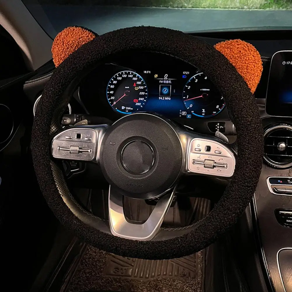 Car Steering Wheel Cover Stylish Super Soft Washable Car Interior Bear Ear Steering Wheel Case for Vehicle
Car Steering Wheel Cover Stylish Super Soft Washable Car Interior Bear Ear Steering Wheel Case for Vehicle